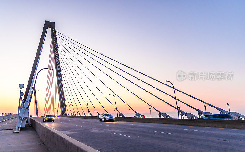 Arthur Ravenel Bridge-SC，美国